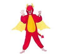 Kids Fire Breathing Dragon Fancy Dress Costume (Medium)