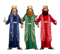 Wicked Costumes Kids Red Wise Man Nativity Fancy Dress Costume - Large (8-10)