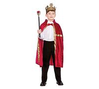 Wicked Costumes Kids Unisex Deluxe Crown & Robe - Medium (5-7 Years)