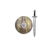 Wicked Costumes Kids Viking Warrior Sword & Shield Set - Medieval Fancy Dress Costume Accessory for World Book Day & Parties