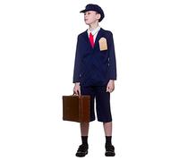 Wicked Costumes Kids WW2 Evacuee Boy Fancy Dress - Large (8-10 Years)