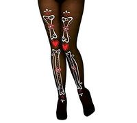 Wicked Costumes Ladies Tights – Day of the Dead Skeleton