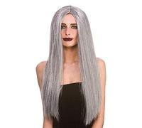 Wicked Costumes Ladies Long Dark Grey Wig Halloween Fancy Dress Accessory