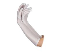 Wicked Costumes Ladies Long Elbow Length Gloves - White