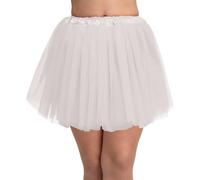 Wicked Costumes Ladies Tutu with Satin Waistband - White 43cm