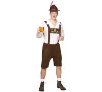 Wicked Costumes Mens Bavarian Beer Guy Oktoberfest Fancy Dress Costume - Large