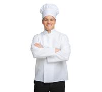 Wicked Costumes Mens Chef Whites & Hat Fancy Dress Costumes - One Size