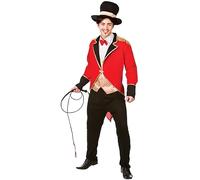 Wicked Costumes Mens Circus Ringmaster Fancy Dress Costume - Large