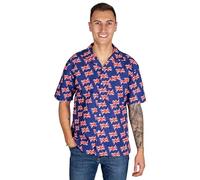 Wicked Costumes Mens Great Britain Union Jack Shirt - Small