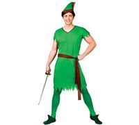 Wicked Costumes Mens Lost Boy/Elf/Robin Hood Fancy Dress Costume - Plus Size