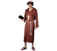 Monk of The Abbey - Adult Costume Men : Large