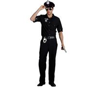 New York Policeman Adult Cop Mens Fancy Dress Costume