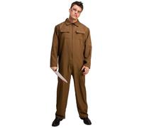 Wicked Costumes Psycho Killer Boiler Suit Fancy Dress Costume - Medium
