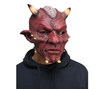 Wicked Costumes Red Devil Full Head Latex Mask Fancy Dress Costume Accessory