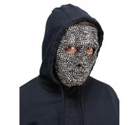 Wicked Costumes Rhinestone AI Robot Mask Fancy Dress Accessory