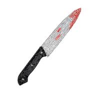 Wicked Costumes Rhinestone Knife with Blood Prop Halloween Horror Fancy Dress Accessory