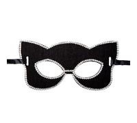 Wicked Costumes Sexy Cat Mask With Diamante Trim Fancy Dress Accessory