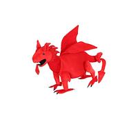 Wicked Costumes Welsh Red Dragon Hat