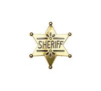 Wicked Costumes Fancy Dress Accessory Western Sheriff Badge Adult