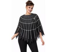 Wicked Costumes Adult Ladies Spider Web Halloween Poncho - Standard Size