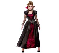 Wicked Costumes Womens Vampire Queen Fancy Dress Costume - Small | Womens Vampire Queen Costume Gothic Halloween Outfit Regal Fancy Dress Style