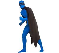 Wicked Cosutmes Adult Black Superhero Cape Fancy Dress Costume - One Size (120cm)
