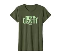 Wicked Defy Gravity T-Shirt, Women, Olive Green, X-Small