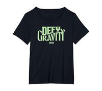 Wicked Defy Gravity T-Shirt, Women's Plus, Black, 3X
