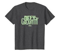 Wicked Defy Gravity T-Shirt, Youth, Dark Heather Grey, Small