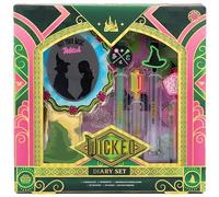Wicked Diary Set for Girls - Official Wizard of Oz Notebook with Pens Stickers & Sticky Notes - Kids Stationery Gift Set for Writing Journaling Drawing - Christmas Stocking Filler Ages 5+