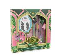 Wicked Diary Set, Pink and Green Musical Theme with Decorative Case, Multi-Color Gel Pens and Accessories