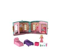 Mattel Universal Pictures’ Wicked So Popular Dorm Small Doll Playset with 3 Play Spaces & 9 Accessories, Inspired by the Movie, JHC00