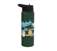Wicked Elphaba and Glinda Varsity Stainless Steel Insulated Water Bottle