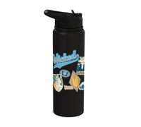 Wicked Elphaba and Glinda Varsity Stainless Steel Insulated Water Bottle