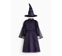 Wicked Elphaba Dress & Hat Fancy Dress Costume 3-4 Years