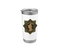 Wicked Elphaba Enchanted Broom Silhouette Stainless Steel Insulated Tumbler