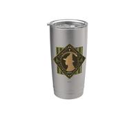 Wicked Elphaba Enchanted Broom Silhouette Stainless Steel Insulated Tumbler