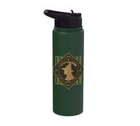 Wicked Elphaba Enchanted Broom Silhouette Stainless Steel Insulated Water Bottle