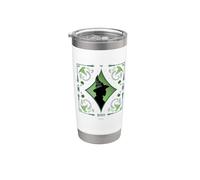 Wicked Elphaba Enchanted Brooms Silhouette Stainless Steel Insulated Tumbler