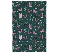 dreamtex Wicked Elphaba Fabulously Coral Soft Cosy Bed Blanket Bed Throw for Kids Bedroom Children Bed Accessory Green 100x150cm (FB2-WIC-FAB-M-20)