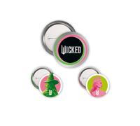 Wicked - Elphaba & Glinda Badge Pack - Button Onesize