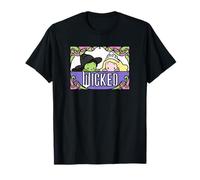 Wicked Elphaba & Glinda Peaking Playful Cartoon Style T-Shirt