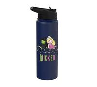 Wicked Elphaba & Glinda Together Playful Cartoon Style Stainless Steel Insulated Water Bottle