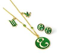 Wicked Elphaba Necklace and Stud Earrings Gift Set