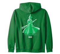 Wicked Elphaba Pose Tonal Zip Hoodie