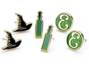 Wicked Elphaba Stud Earrings Set