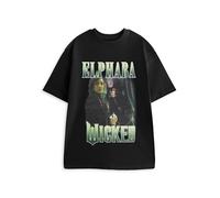 Wicked Elphaba Women's Black T-Shirt | Elphaba WICKED Graphic Tee | Short Sleeve Classic Top | Movie Character Apparel | Everyday Wear for Fans of Wicked Musical Theatre