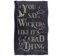 Wicked Elphaba You Say Wicked Like Its A Bad Thing Throw Multicoloured (152Cm X 127Cm)