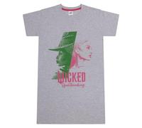 WICKED, Elphie & Glinda, Womens, Nightie, Nightdress, Nightshirt, Green/Pink, 20-22, White