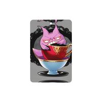 Wicked Fantasy Teacups Pattern Car Air Fresheners 6 Pcs Rectangle Hanging Aromatherapy Tablets Scented Fresheners For Bedroom Bathroom